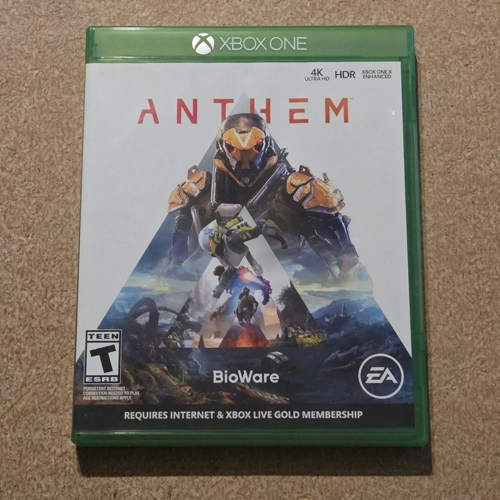 Electronic‎ Arts Anthem Xbox One Teen Green Good 4K HDR BioWare RPG
